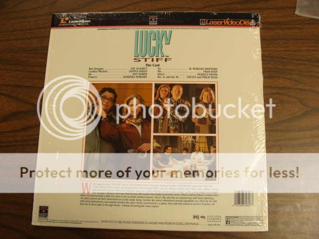 lucky stiff laserdisc comedy movie donna dixon